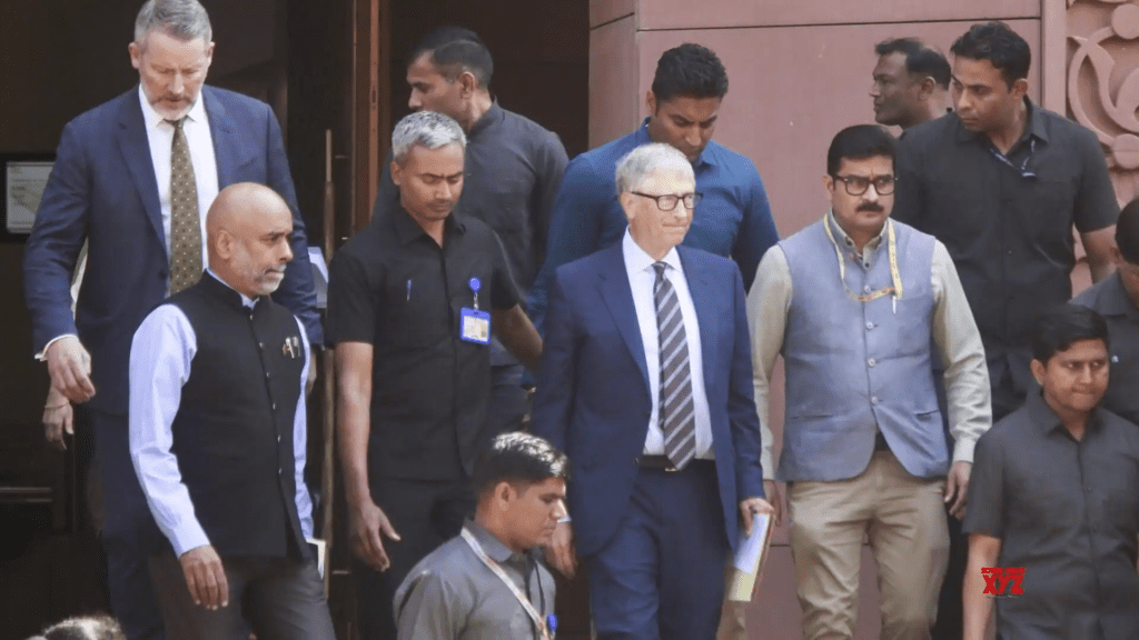 बिल गेट्स संसद में