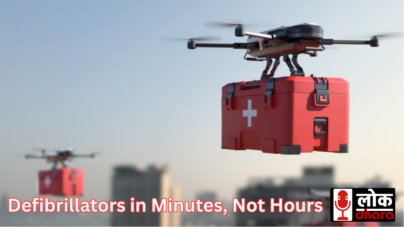 Life-Saving Drones: घंटों नहीं, मिनटों में Defibrillators